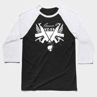 White wings Assault rifle VZ-58 Baseball T-Shirt